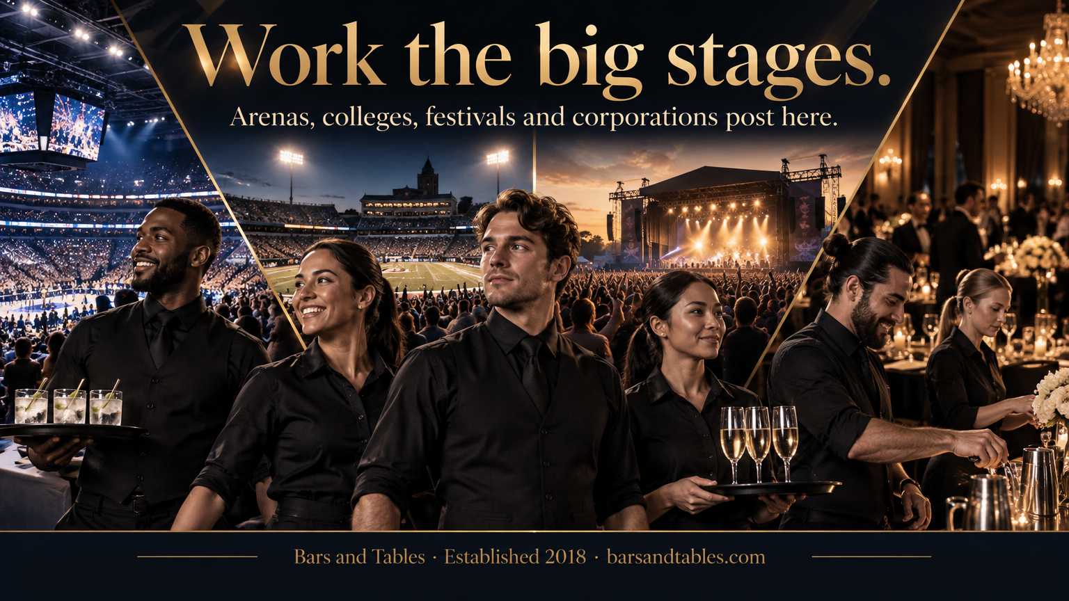 Work the big stages