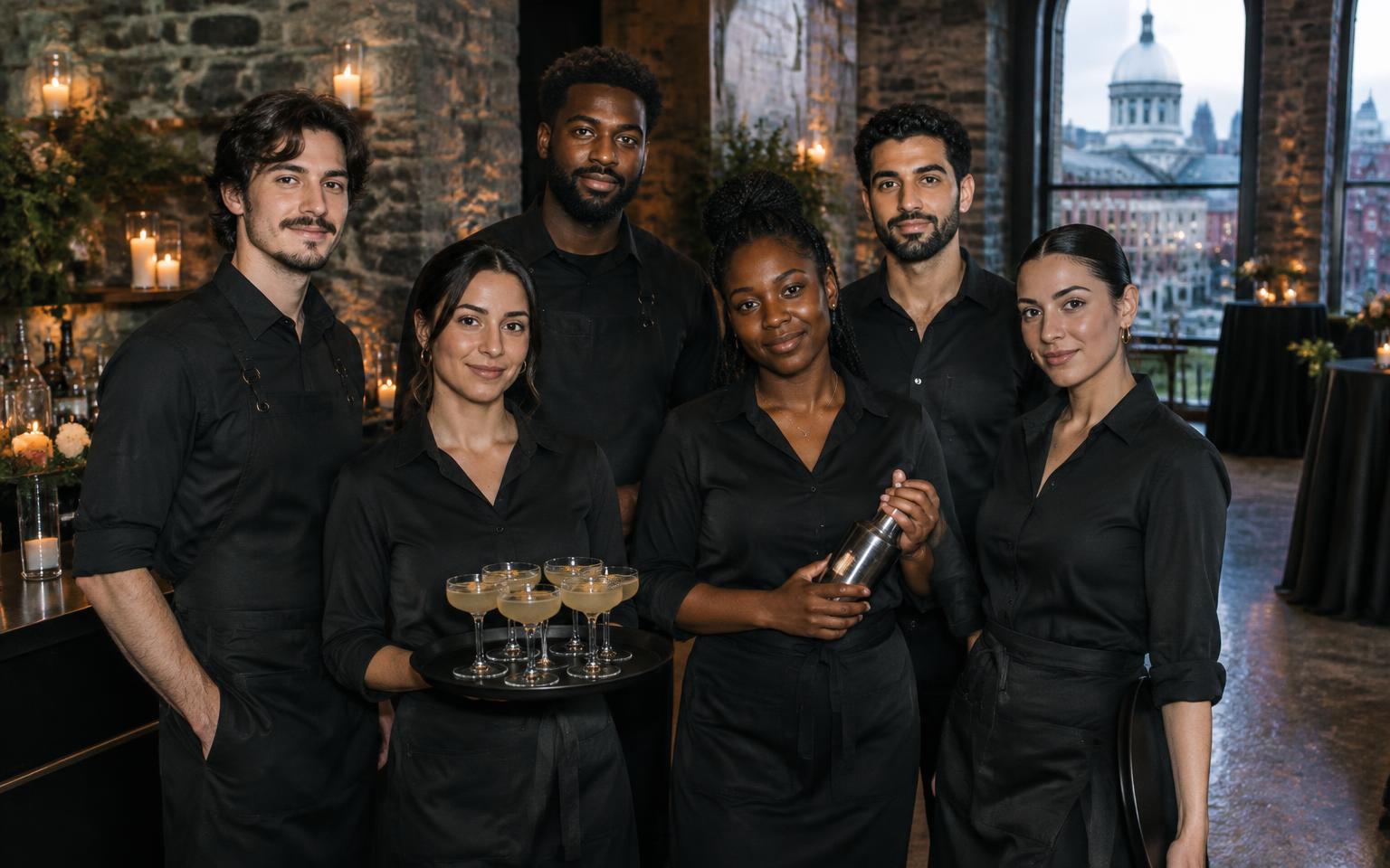 Event bartenders, servers and hosts in Montreal